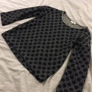Madewell A line polka dot long sleeve
